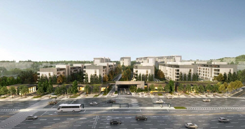 최근 분양 보증이 거부된 나인원 한남 투시도 대신 F&I 제공